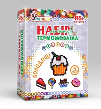 Набор для творчества магниты из термомозаики сладости ТМ-007