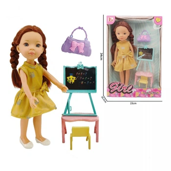 Дитяча ігрова лялька Moni Toys вчитель, висота 33 см з аксесуарами