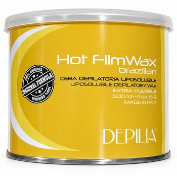 Горячий плёночный воск Depilia Hot FilmWax Brazilian 500 мл.