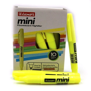 Маркер текстовый делитель 4001 Luxor Mini 1-3,5mm желтый
