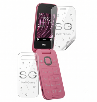 Пленка для HMD 2660 Flip 4G на экран износоустойчивая полиуретановая SoftGlass