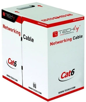 Patchcord TECHly Cat 6 U-UTP 305 m Grey (8054529028122)
