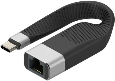 Адаптер TECHly USB Type C - RJ-45 0.144 m Black (8059018367966)