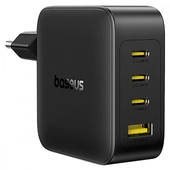 Зарядное Устройство Baseus EnerFill FH11 GaN 140W (3Type-C+USB) black (E0121J00)