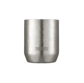 Термос THERMOS из чистого титана, 280 мл, унисекс, новогодняя походная кружка для воды TCTI-280 Rock