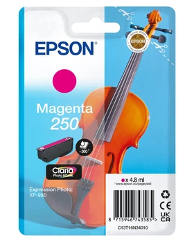 Wkład atramentowy Epson 250 Violin Claria Photo HD magenta (C13T16N34010)