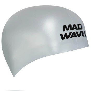 Шапочка для плавания силиконовая для взрослых D-CAP FINA Approved M053701 M Серебряный