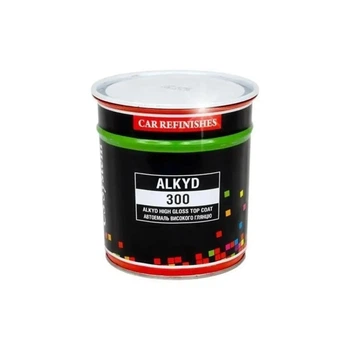 Эмаль автомобильная CS SYSTEM Alkyd-300 глянцевая алкидная 0,8 л черная 601