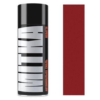 Эмаль автомобильная металлик MITKA B76 400 мл красная Fiery Red аэрозоль
