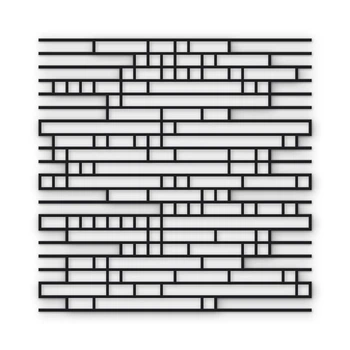 Многоразовый трафарет 95×95 см, 5 мм — под кирпич Кирпич Kolumba 528×37 мм, кладка старый город, декоративная штукатурка стен