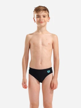 Дитячі плавки для хлопчика Arena Tales Swim Briefs 009086-508 128 см Чорний/Бірюзовий (3468337723912)