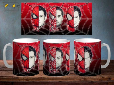 Чашка с принтом «Spiderman 10» Біла 330 мл