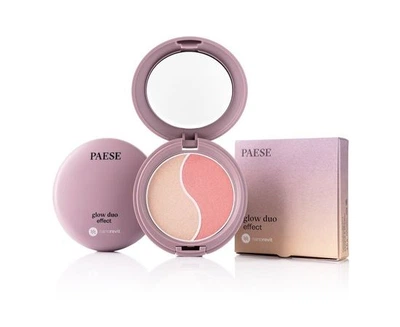 PAESE NANOREVIT Countor Duo Контурна палітра highliter-blush 2в1 (100)