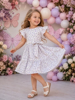 Платье Blossom Kiddo фиолетовый 104 см