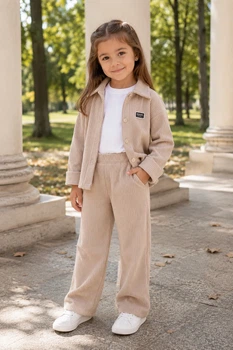 Комплект Cozy Warm Rib Kiddo бежевый 146 см