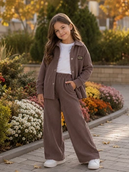 Комплект Cozy Warm Rib Kiddo мокко 110 см