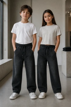 Джинсы унисекс Urban Denim Kiddo темный графит 170 см