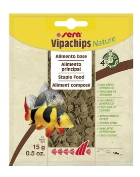 Сухой корм для рыб Sera Vipachips Nature чипсы -15 г