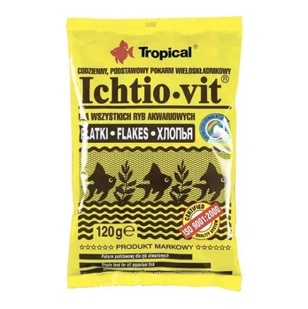 Корм для аквариумных рыб Tropical Ichtio-Vit хлопья - 120 г