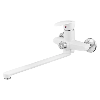 Змішувач для ванни PLAMIX CEZAR-006 EURO WHITE (без шланга, лійки та кронштейна) (PM0735)