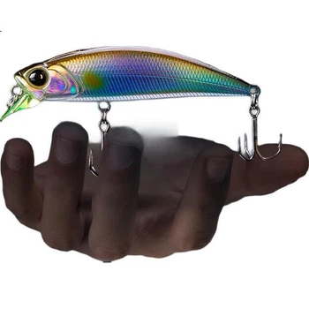 Искусственная приманка Guowangluya Lure Sinking Minnow Bionic для пресноводного окуня и большеротого окуня, набор Bright Minnow 7 г.