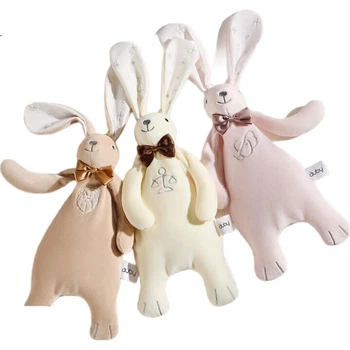 Детская игрушка Auby Infant Toddler Toy Constellation Bunny Comfort Blanket Baby Sleep Soother Newborn Hand Puppet Teether International Class A