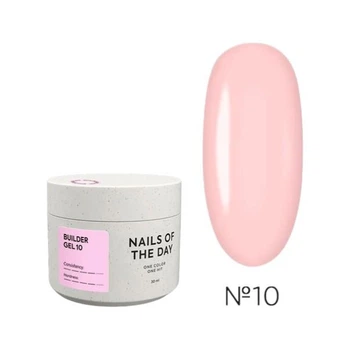 Гель для наращивания NAILS OF THE DAY Builder Gel 10 розовый, 30 мл