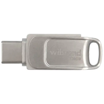USB флеш накопитель Wibrand 128GB Bee Silver USB 3.2/Type-C (WI3.2TC/BE128TC039S) Wibrand WI3.2TC/BE128TC039S 1084020