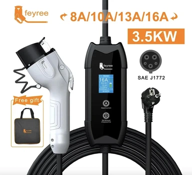 Зарядний пристрій для електромобіля Feyree EV Portable Type 1 (3,5 Квт, 3,5 м.)