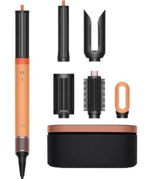 Стайлер DYS Airwrap HS09 Coanda 2x Multi-styler & Dryer 6в1 1700 Вт з кейсом Ceramic Apricot/Topaz Помаранчевий (P-403)
