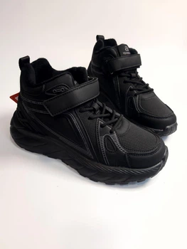 Ботинки для мальчика Apawwa 5183 black черные р.37-23.5 см