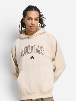 Худі утеплене чоловіче Adidas Seasonal Essentials Camo Hooded Sweat KF4184 XL Бежеве (4069993183912)