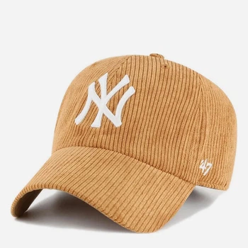 Кепка 47 Brand Thick Cord New York Yankees 15121186 One Size Коричнева (199841404822)