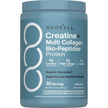 Креатин та мультиколаген, Creatine + Multi Collagen, Neocell, 285 г