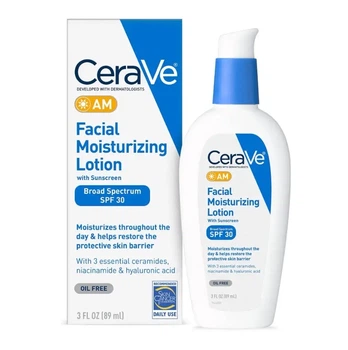 Увлажняющий крем лосьон для лица CeraVe AM SPF 30 89 мл
