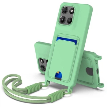Защитный чехол Reframe Silicone Holder для Motorola Moto G77 / G67 - Green