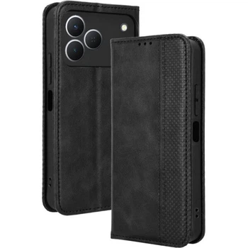 Чехол-книжка Deexe Retro Style для TECNO Spark 50 - Black