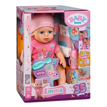 Лялька Baby Born Click and Play Емма 43 см з аксесуарами (839966)