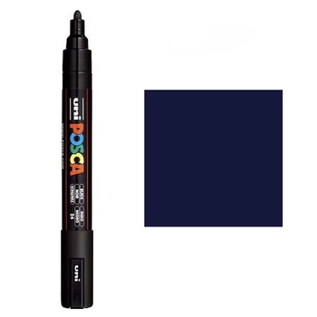 Маркер Акриловый Uni Posca Markers PC-5M - 09 NAVY BLUE