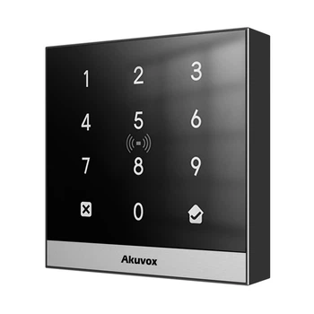 Термінал контролю доступу з NFC Akuvox A02 з сенсорною клавіатурою та зчитувачем карт Mifare і EM-Marine
