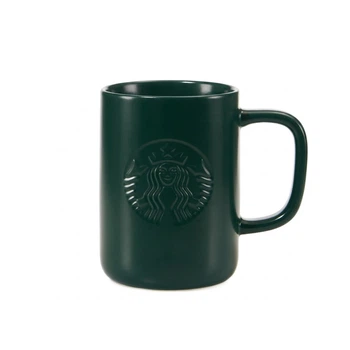 Кухоль Starbucks Ink сіро-зелений офісний для кави, 473мл, подарунковий