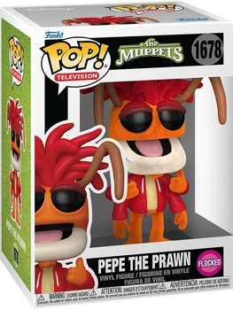 Фигурка Funko POP! Disney / The Muppets: Pepe the Prawn (Flocked) (Пепе Креветка) #1678 — Эксклюзив