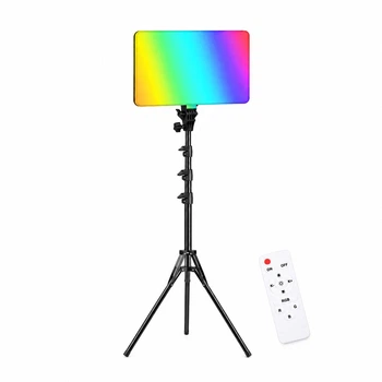 Професійна прямокутна RGB лампа PM-36 відеосвітло лампа для фото та відео + штатив 2м. у подарунок