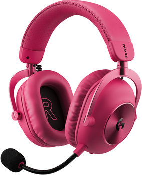 Наушники Logitech G PRO X3 LIGHTSPEED Wireless Gaming Headset Magenta (981-001756)
