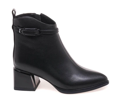 Ботинки женские Geronea 6608R-F342-WLW/BLACK LTHR 39 Черный