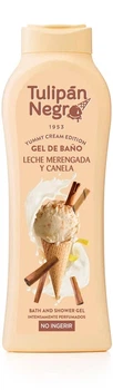 Гель для душу Tulipan Negro Yummy Cream Молочне Бізе, 650 мл