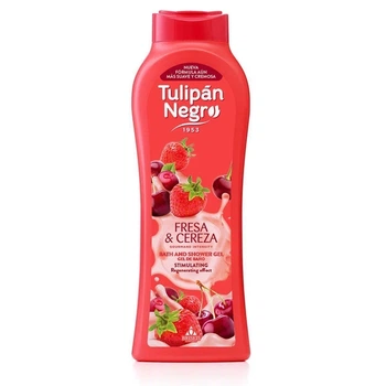 Гель для душу Tulipan Negro Полуниця та вишня 650 мл