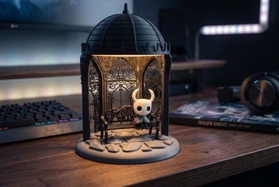 Светильник - ночник Hollow Knight с USB-питанием диорама ( Полый Рыцарь )