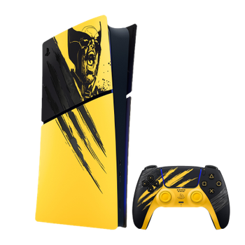 Консоль Sony PlayStation 5 Slim Digital Edition Marvel's Wolverine Limited Edition 825GB Black Yellow