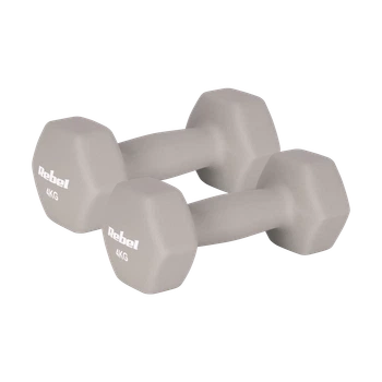 Гантелі REBEL ACTIVE Neoprene HEX 2x4kg (RBA-2330-4)